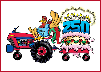 Cartoon Rooster Illustration